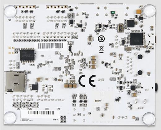 该主板使用650 MHz的“硬”双核ARM Cortex A9嵌入式CPU以及524 MHz的512 MB 16b DDR 3缩略图